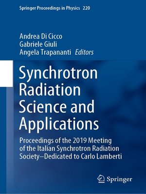 cover image of Synchrotron Radiation Science and Applications